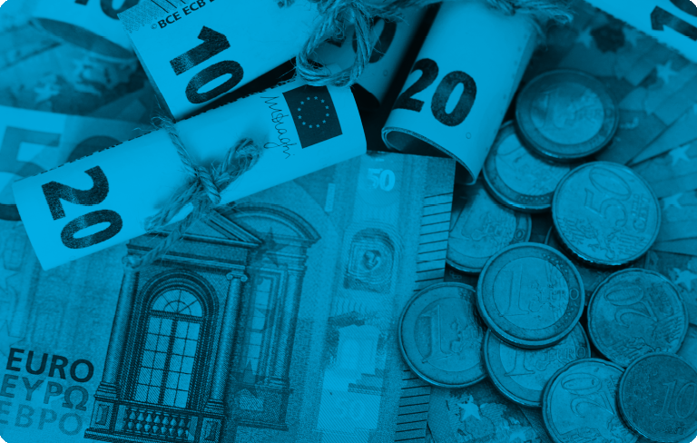 Geld als Symbol für Auszahlung, FAQ-Kategorie: Provision